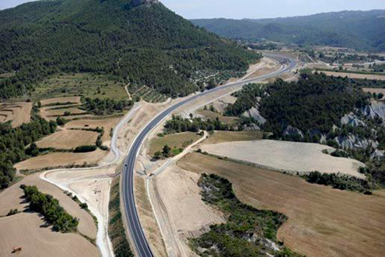 Finalitzen les obres de millora de la C-15 entre Vilafranca del Penedès i Igualada