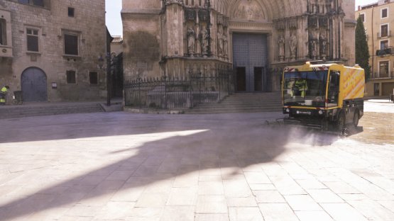 Operatiu especial de neteja i recollida de residus a Vilafranca per Festa Major